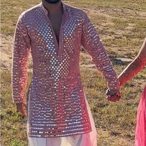 Men’s sherwani kurtha groom Indian Pakistani wear